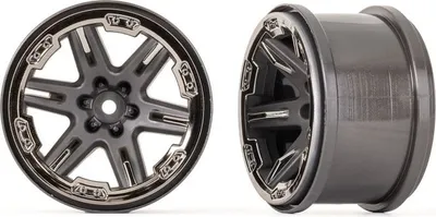 Productafbeelding van RXT 2.8 velg, grijs/zwart - chroom, 12mm (2 stuks)