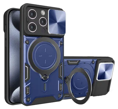 Obrázok produktu pre Techsuit CamGuard Pro kryt na iPhone 15 Pro – modrý