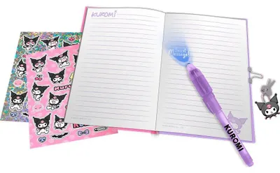 Produktbild von Hello Kitty Kuromi Diary +  Zauberstift