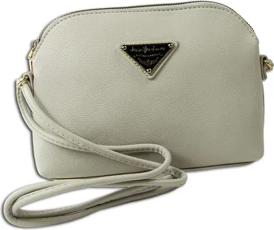 Produktbild von Jennifer Jones Abendtasche Kunstleder hellgrau Handtasche OTJ144K