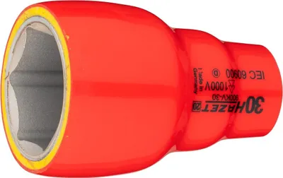 Produktbild von HAZET 900KV-30, Steckschlüsselbuchse, Rot, Gelb, 1 Kopf/Köpfe, 1/2", Imperial, 30 mm