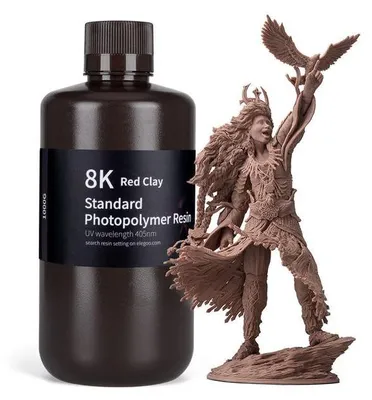Obrázek produktu pro ELEGOO 8K Standard Resin 1KG, Red Clay
