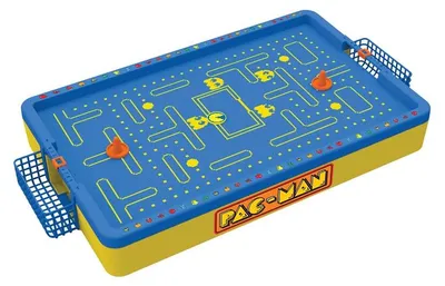 Obrázek produktu pro Merchant Ambassador Pac-Man elektronický stolní hokej – arkádová hra, rozměry 52,6 × 7,8 × 27,8 cm