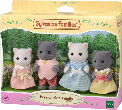 Obrázok produktu pre Sylvanian Families Perzské mačky Family, hracie figúrky, figúrky, hračky, pre deti, 5455