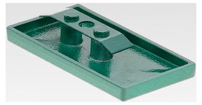 Produktbild von Pfostenkappe aus Aluminium 60 x 40 (Moosgrün RAL 6005)