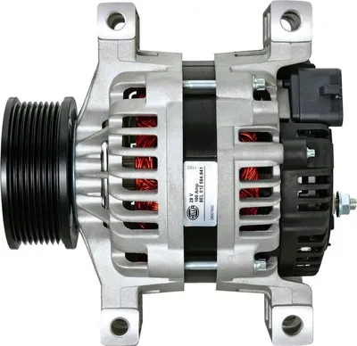 Produktbild von HELLA 8EL 012 584-941 Lichtmaschine Generator LiMa 100A 24V passend für MERCEDES-BENZ ACTROS MP4 / MP5 ATEGO 3 ECONIC 2 ANTOS AROCS