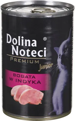 Zdjęcie produktu dla Dolina Noteci Premium Junior bogata w indyka - mokra karma dla kotów - 400 g