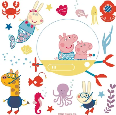 Immagine prodotto di Sanders & Sanders tatuaggio da parete Peppa Wutz Multicolore - 601338 - 30 x 30 cm