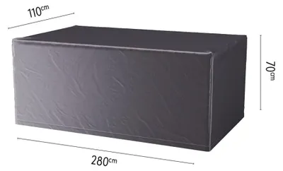 Produktbild von Platinum AeroCover Garten-Tischabdeckung 280 x 110 x H 70