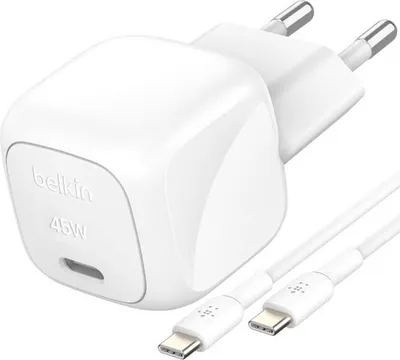 Produktbild von Belkin BOOST Charge USB-C 45W PD PPS+USB-C Kab.ws WCA013kq1MWH-B6