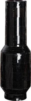 Produktbild von GILDE Bodenvase Black Disco schwarz H. 51 cm, 34460