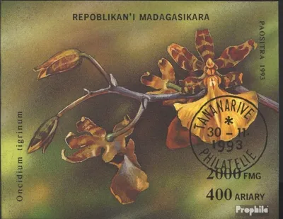 Produktbild von Briefmarken Madagaskar 1993 Mi Block239 (kompl.Ausg.) gestempelt Orchideen