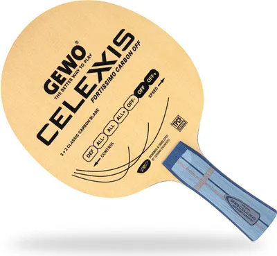 Produktbild von GEWO Tischtennisholz Celexxis Fortissimo Carbon OFF gerade