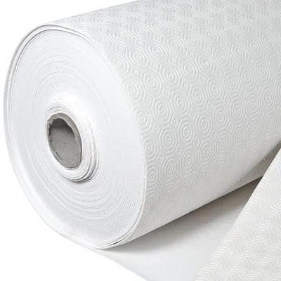 Produktbild von PREMIUM Tischunterlage Tischschoner Tischschutz Tischpolster Weiss · Eckig · Breite & Länge wählbar·GEROLLT, Größe:80 x 400 cm