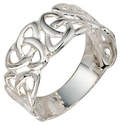 Produktbild von Breiter Silberring Ring Damenring aus 925 Echt Silber Sterlingsilber Innenumfang 52mm Ø16.6mm