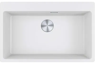 Obrázek produktu pro Franke Maris vestavné umyvadlo Fragranit umyvadlo MRG 610-73 A Glacier tlačítko z nerezové oceli od 80 cm 114.0708.264