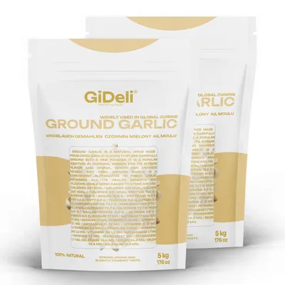 Produktbild von Knoblauchpulver Gemahlen 10kg Naturrein Fleisch Gemüse Fisch Intensiv GiDeli