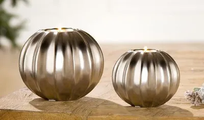 Produktbild von Gilde Keramik Teelichthalter Cortina 33043