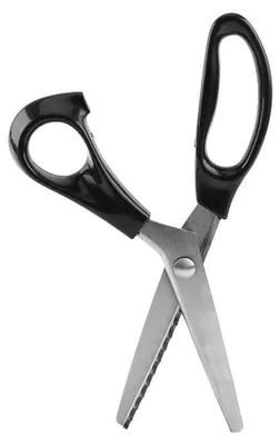 Zickzackschere, Edelstahl, 3/5/7 mm, 23 cm