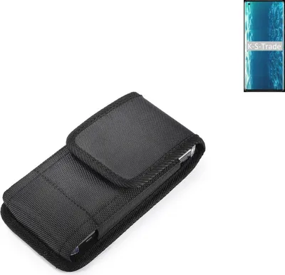 Produktbild von Holster Gürteltasche kompatibel mit Motorola Edge Holster Gürtel Tasche wasserabweisend Handy Hülle Schutz Hülle Outdoor schwarz K-S-Trade