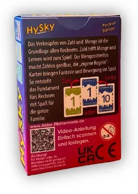 Produktbild von HySky Kartenspiel: Didaktisches Mau-Mau-Prinzip für mathematische Frühförderung, 2-5 Spieler