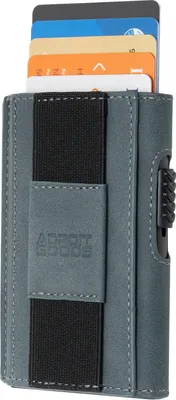 Obrázok produktu pre AdroitGoods Card Holder 7 Card Wallet - Držiak kreditnej karty s technológiou RFID - semišová koža - modrá