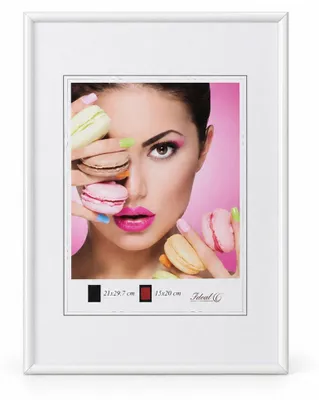 Produktbild von Photo Style Kunststoff Bilderrahmen Fotorahmen Wanddeko Collage Foto Poster - Farbe: Weiß | Format: 21x29,7 DIN A4