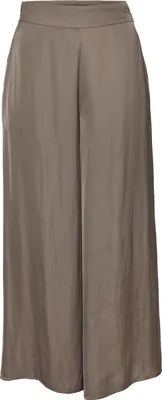 Produktbild von LASCANA Webhose mit extra weitem Bein aus softer Satinqualität khaki Größe 46