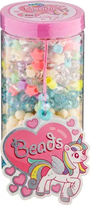 Image de Perles pastel Licorne en pot
