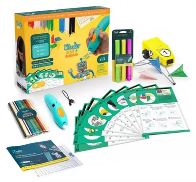 Zdjęcie produktu dla 3Doodler Start Plus Costc komplektas rozszerzony, Plastik kompostowalny, 0,77 mm, Wytłaczanie na gorąco (HME), 65 °C, 6 lat(a), Chiny