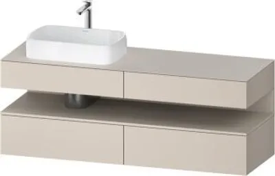 Zdjęcie produktu dla Duravit szafka podumywalkowa Qatego 160x55x60cm, T w/ta m, Pl, B l, wpuszczana