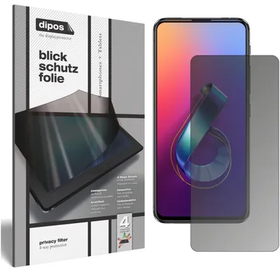 Produktbild von Asus Zenfone 6 (ZS630KL) Blickschutzfolie matt Schutzfolie Folie Display Schutz