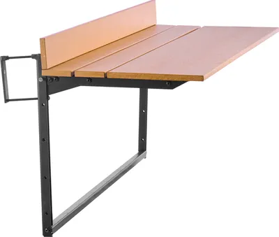 Produktbild von SucceBuy Balkon-Hängetisch, 38,1 x 99,1 cm, Terrassengeländer für den Außenbereich, verstellbar