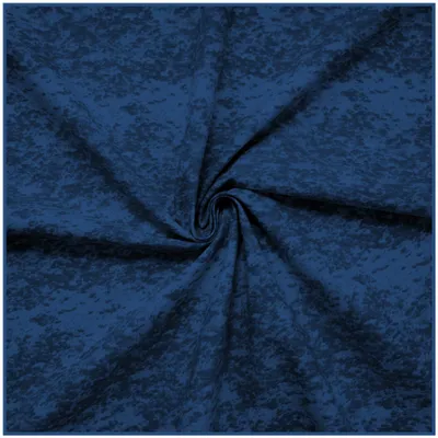 Marmorierter Popeline Stoff aus Baumwolle in der Farbe 5003 marineblau
