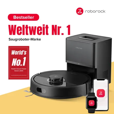 Produktbild von Roborock Q7 BF+ Staubsauger Roboter 8000 Pa(Upgrade von Q7 max+ Q5 Pro+), PreciSense® LiDAR-Navigation, Dual Anti-Tangle-System für Teppich,Tierhaare
