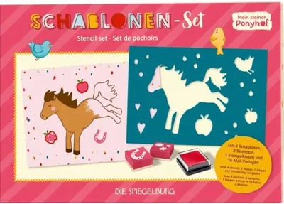 Produktbild von Mein kleiner Ponyhof - Schablonen-Set