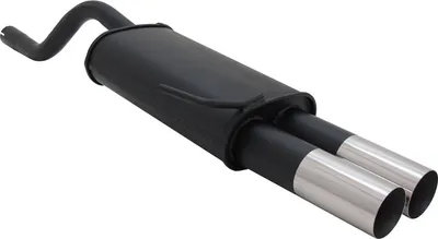 Immagine prodotto di Scarico sportivo Novus per Renault Clio 2 2x76mm Silenziatore posteriore RL-Design con ABE