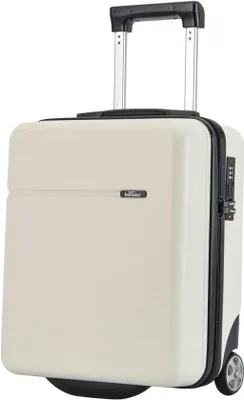 Produktbild von Famanu Handgepäckkoffer 45 x 36 x 20 cm - Weiß, Hartschale, 2 Rollen