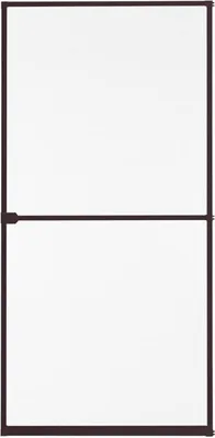 Obrázek produktu pro Síť proti hmyzu na dveře BASIC PLUS s hliníkovým rámem 100x215 cm - hnědá - Síť proti hmyzu na balkonové a terasové dveře