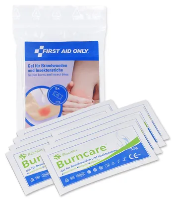 Produktbild von FIRST AID ONLY Brandwunden-Gel 8er Packung