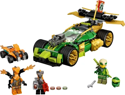Zdjęcie produktu dla LEGO NINJAGO Samochód wyścigowy Lloyda EVO, Zestaw do budowania, 6 lat(a), Plastik, 279 szt., 475 g
