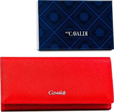Obrázek produktu pro 4U CAVALDI Dámská peněženka RFID červená 18,5x9 cm