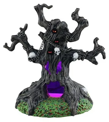 Productafbeelding van Chained Spooky Tree 13x17x18 cm Halloween LEMAX