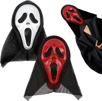 Immagine prodotto di Maschera di Halloween a forma di scheletro, taglia unica, per adulti, costume spaventoso