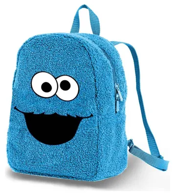 Image de Karactermania Cookie Monster Peluche 11,5 l 30 x 25 x 15 cm Sac à dos Bleu Bleu Taille unique