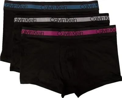 Zdjęcie produktu dla Męskie bokserki CALVIN KLEIN chłodzące 3-pak elastycznych bawełnianych bokserek artykuł NB1799O, K2F Czarny / czarny / czarny - czarny / czarny, rozmiar M / IN 32-34 / cm.81-86, Bawełna 95%,Elasthan 5%, Bawełna 95%,Elasthan 5%