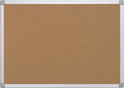 Obrázek produktu pro Q-CONNECT KF03563, Pevná nástěnka, Hnědá, Korek, 1000 x 1500 mm, Hliník, 1000 mm