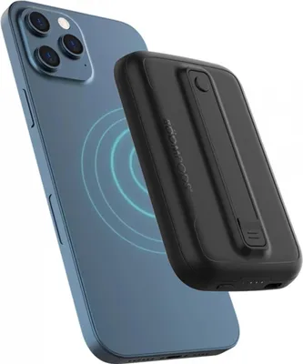 Obrázok produktu pre Boompods MAGCLIX, 5000 mAh, Lítium polymér (lipo), Bezdrôtové nabíjanie, 18 W, Čierna