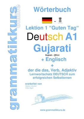 Immagine prodotto di Wörterbuch Deutsch - Gujarati - Englisch Niveau A1