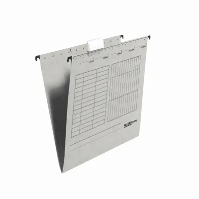 Image de Falken 80004427 Hängemappe - A4, 230 g/qm, seitlich offen, grau